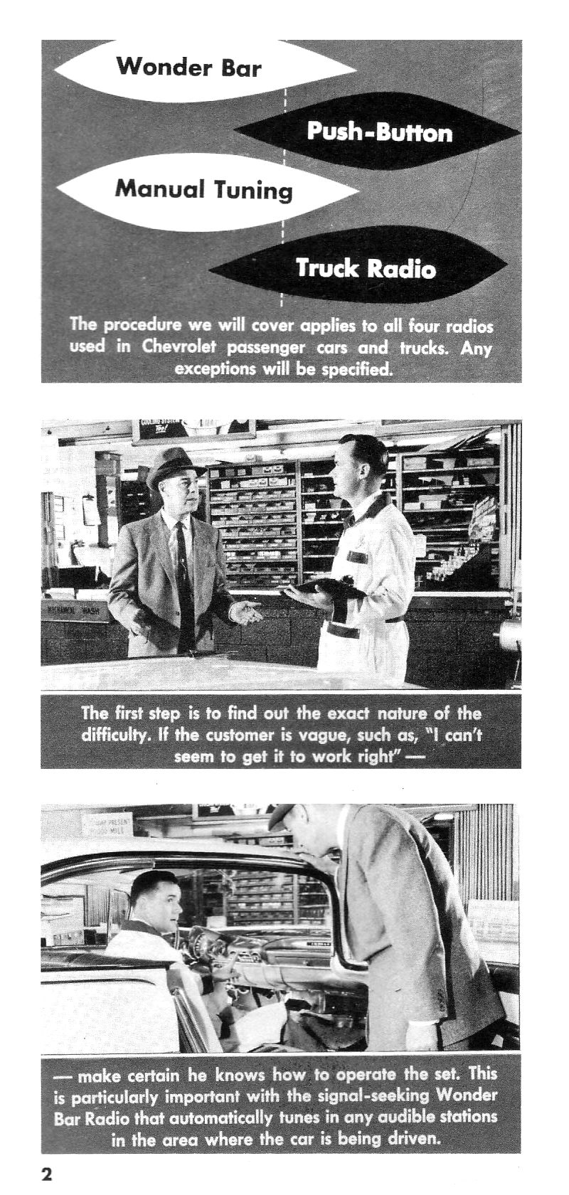 1959 Chevrolet Rapid Radio Checks Booklet Page 22